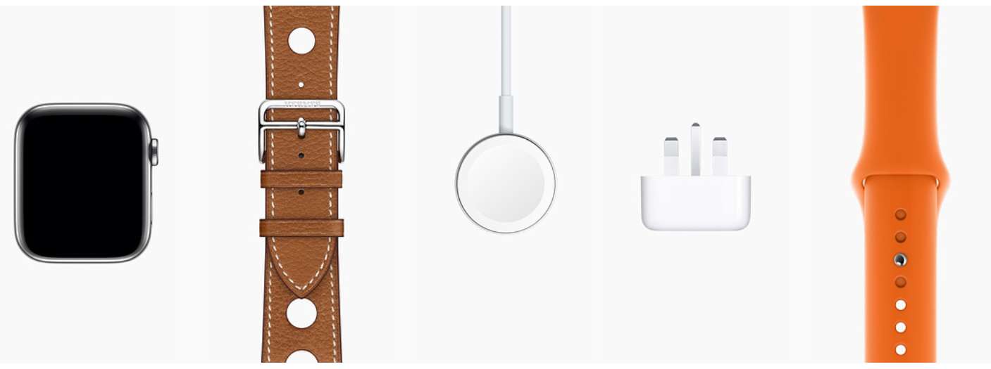 Apple Watch Hermès Stainless Steel Case with Fauve Grained Barenia Leather Single Tour Rallye