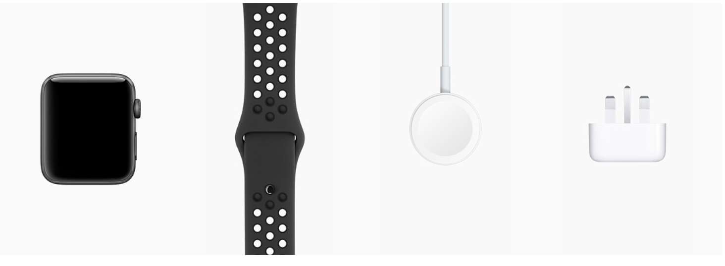 Apple Series 3 Apple Watch (GPS) Nike+ Space Grey Aluminium Case with Anthracite/Black Nike Sport Band