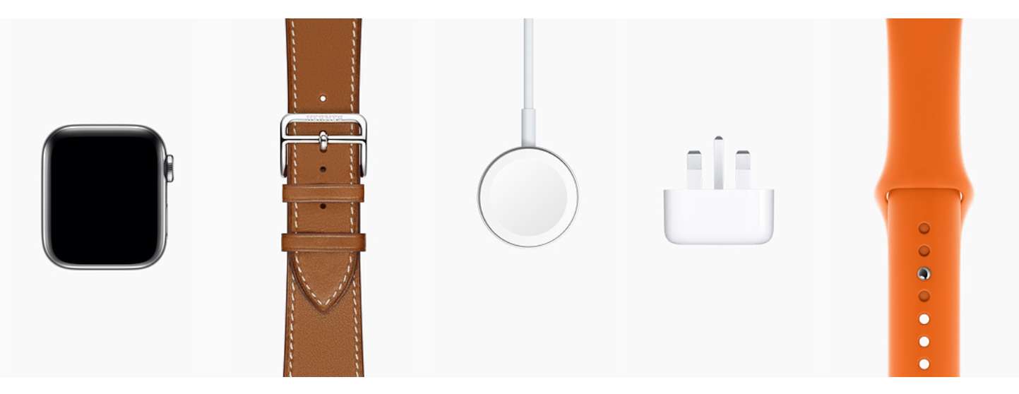 Apple Watch Hermès Stainless Steel Case with Fauve Barenia Leather Single Tour