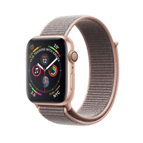 Apple Watch 4 (GPS + Cellular) Gold Aluminium Case with Pink Sand Sport Loop